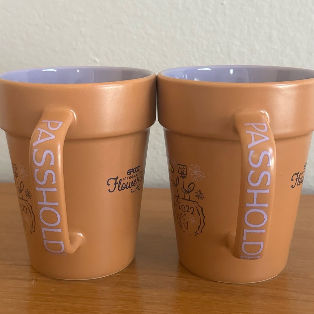 NWT - Disney 2022 Epcot Flower and Garden Pass-holder mugs - Featuring Figment - Picture 2 of 6